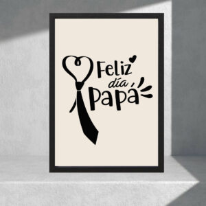 Cuadro Decorativo, Regalo - Día Del Padre 07 - A3 30x40 Cm