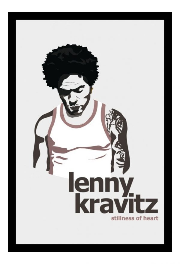 Cuadro Decorativo Musica - Lenny Kravitz 06 - A3 30x40 Cm