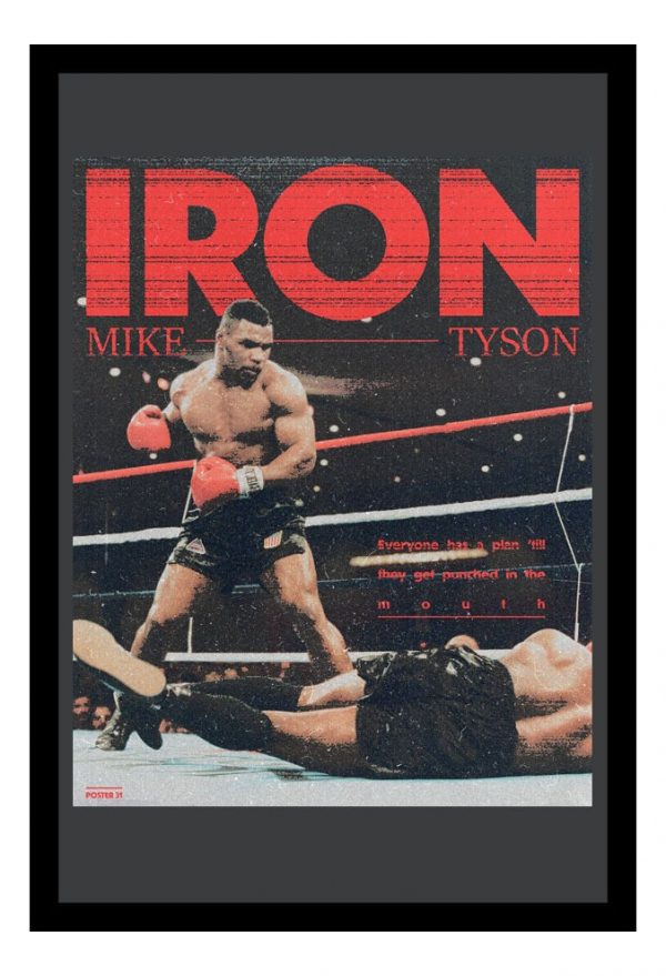 Cuadro Decorativo Boxeo - Mike Tyson 11 - A3 30x40