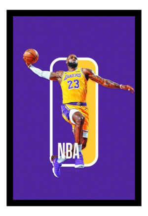 Cuadro Decorativo Basquet - Lebron James 06 - A3 30x40 Cm