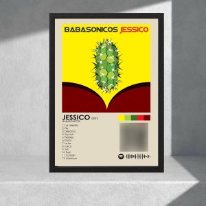 Cuadro Musical Con Qr - Babasonicos, Jessico - A3 30x40