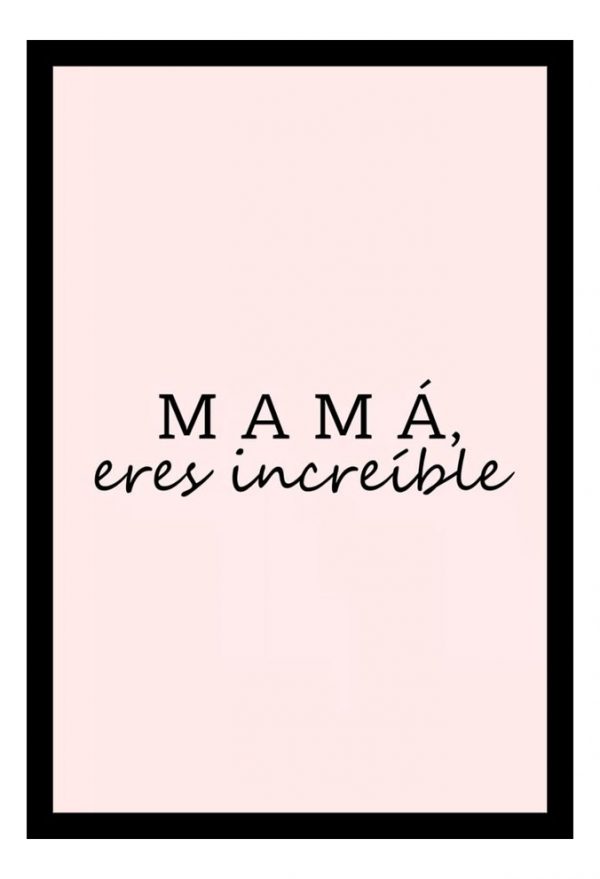 Cuadro Decorativo - Día De La Madre 12 - A3 30x40 Cm