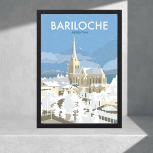 Cuadro Decorativo Paisajes - Bariloche - A3 30x40 Cm