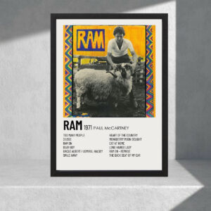 Cuadro Decorativo Paul Mccartney - Ram - Tamaño A3 30x40