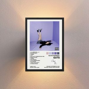 Cuadro Decorativo Olivia Rodrigo Guts A4 - Musica