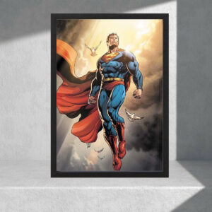 Cuadro Decorativo Superman 06 - Tamaño A3 30x40