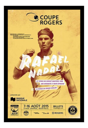 Cuadro Decorativo Tenis - Nadal 10 - A3 30x40 Cm