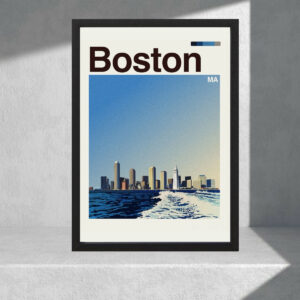 Cuadro Decorativo Paisajes - Usa, Boston - A3 30x40