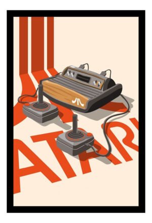 Cuadro Decorativo Videojuegos - Atari 10 - A3 30x40 Cm