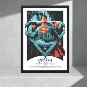Cuadro Decorativo Superman 09 - Tamaño A3 30x40