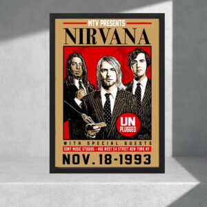 Cuadro Decorativo Musica - Nirvana 04 - A3 30x40