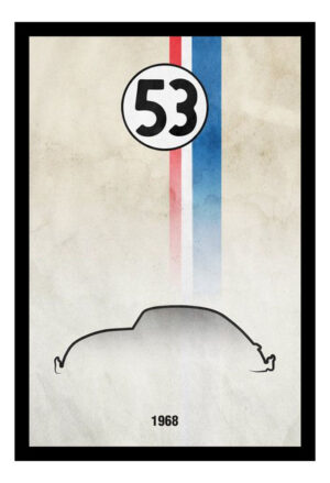 Cuadro Decorativo Automovilismo - Volskwagen 01 - A3 30x40