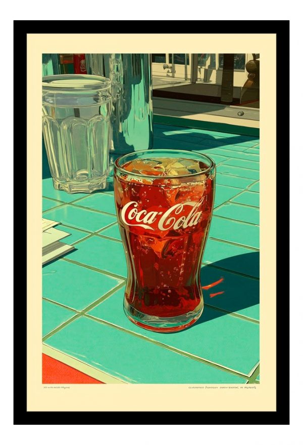 Cuadro Decorativo Bares - Coca Cola 18 - A3 30x40