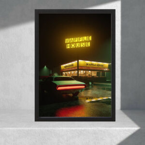 Cuadro Decorativo Urbano Aesthetic - Waffle House - A3 30x40