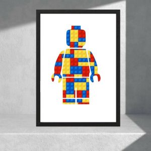 Cuadro Decorativo Videojuegos - Lego 01 - Tamaño A3 30x40