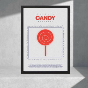 Cuadro Decorativo Música - Rosalia, Candy - A3 30x40