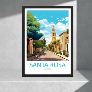Cuadro Decorativo Paisajes - Santa Rosa - A3 30x40 Cm