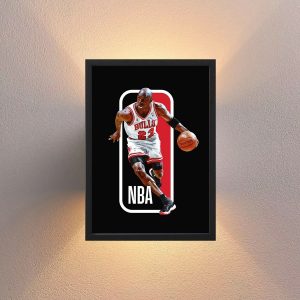 Cuadro Decorativo Michael Jordan 10 - Tamaño A3 30x40 Cm