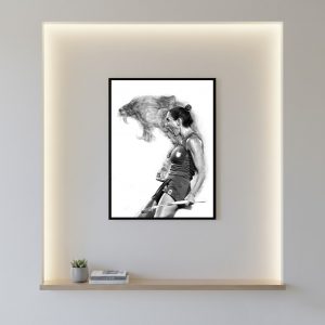 Cuadro Decorativo Hockey - Luciana Aymar 08 - A3 30x40 Cm