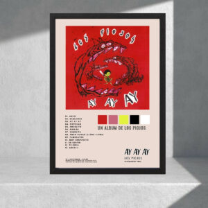 Cuadro Decorativo Los Piojos, Ay Ay Ay - Tamaño A3 30x40