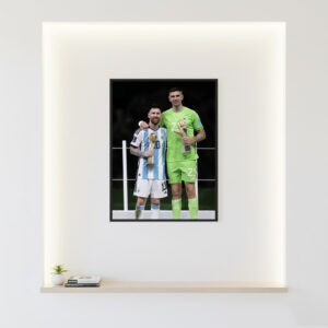 Cuadro Decorativo Futbol - Dibu Martinez 06 - A3 30x40 Cm