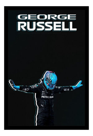 Cuadro Decorativo F1 - George Rusell 06 - A3 30x40 Cm