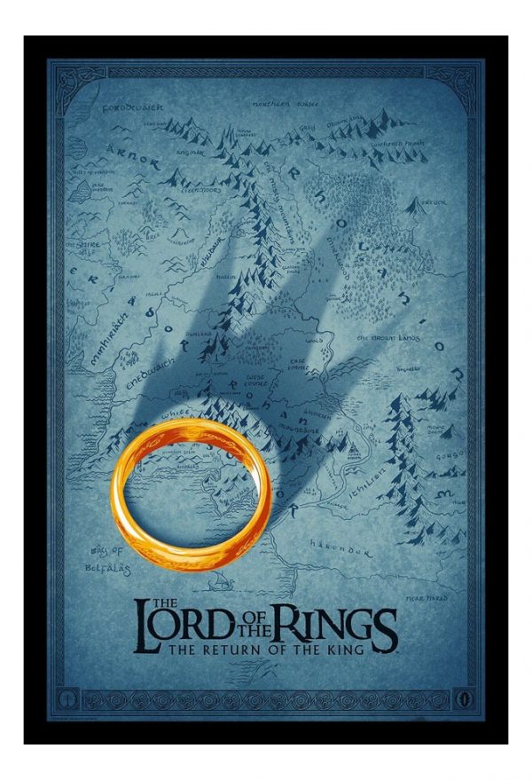 Cuadro Decorativo Cine - El Señor De Los Anillos 10 A3 30x40