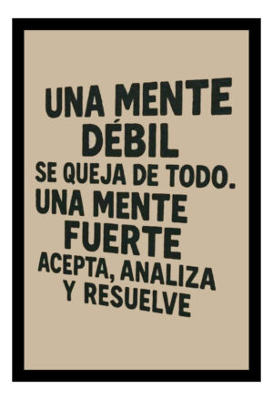 Cuadro Decorativo Motivacional 04 - A3 30x40 Cm