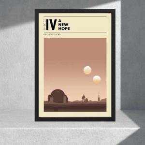 Cuadro Decorativo Series - Star Wars 10 - Tamaño A3 30x40 Cm