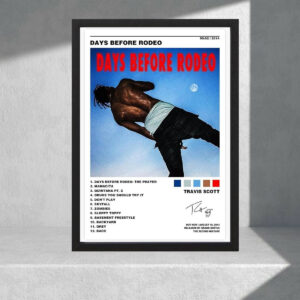 Cuadro Decorativo Travis Scott, Days Before Rodeo - A3 30x40