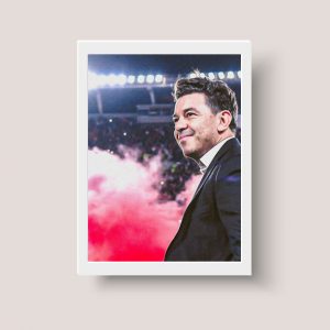 Cuadro Marcelo Gallardo Monumental River Plate A4 20x30