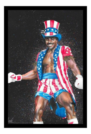 Cuadro Decorativo Cine - Apollo Creed 04 - A3 30x40 Cm
