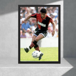 Cuadro Decorativo Newells Old Boys - Maradona - A3 30x40 Cm