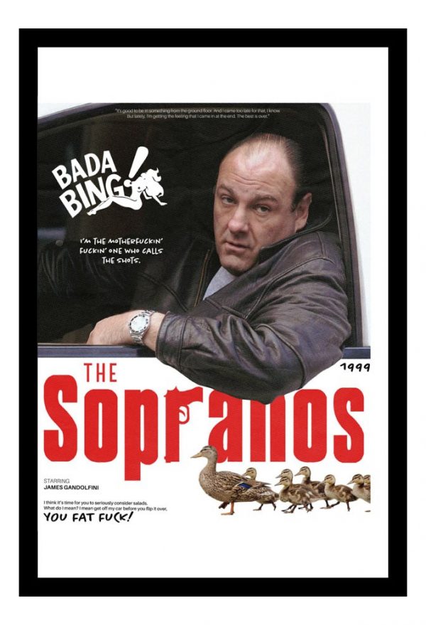 Cuadro Decorativo Series - The Sopranos 10 - A3 30x40 Cm
