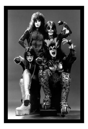 Cuadro Decorativo Música - Kiss 13 - A3 30x40 Cm