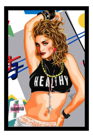 Cuadro Decorativo Musica - Madonna 03 - A3 30x40 Cm