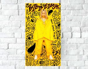 Poster Lámina Decorativa Billie Eilish 18 Tamaño A3 30x42 Cm
