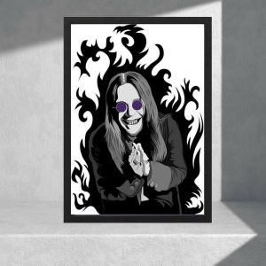 Cuadro Decorativo Musica - Ozzy Osbourne 01 - A3 30x40