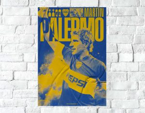Poster Lámina Decorativa Boca Juniors Mod 09, A3 30x42 Cm