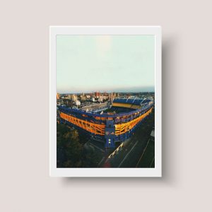 Cuadro Boca Juniors La Bombonera 06 - Tamaño A3 30x40 Cm