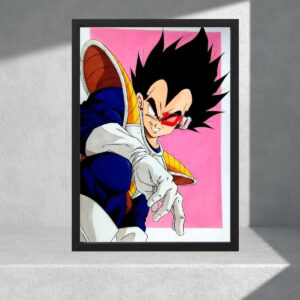 Cuadro Decorativo Dragon Ball Z - Vegeta 09 - A3 30x40 Cm