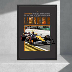 Cuadro Decorativo Lando Norris 01 - Tamaño A3 30x40 Cm
