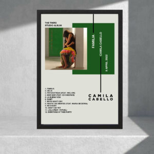 Cuadro Decorativo Musica - Camila Cabello 02 - A3 30x40