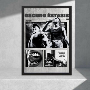 Cuadro Decorativo Musica - Wos - Modelo 02 - A3 30x40 Cm