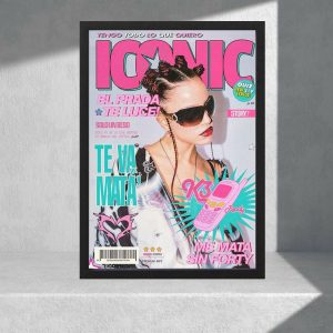 Cuadro Poster Emilia Mernes Iconic - Tamaño A3 30x40 Cm