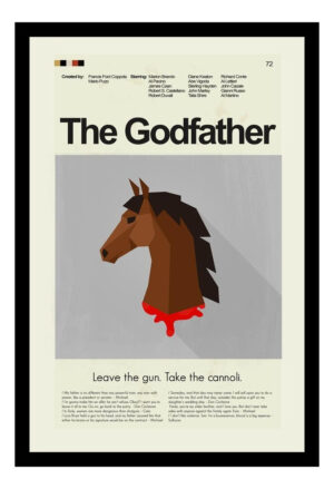 Cuadro Decorativo Cine - El Padrino 01 - A3 30x40 Cm