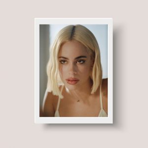 Cuadro Decorativo Tini Stoessel Mechon De Pelo A4