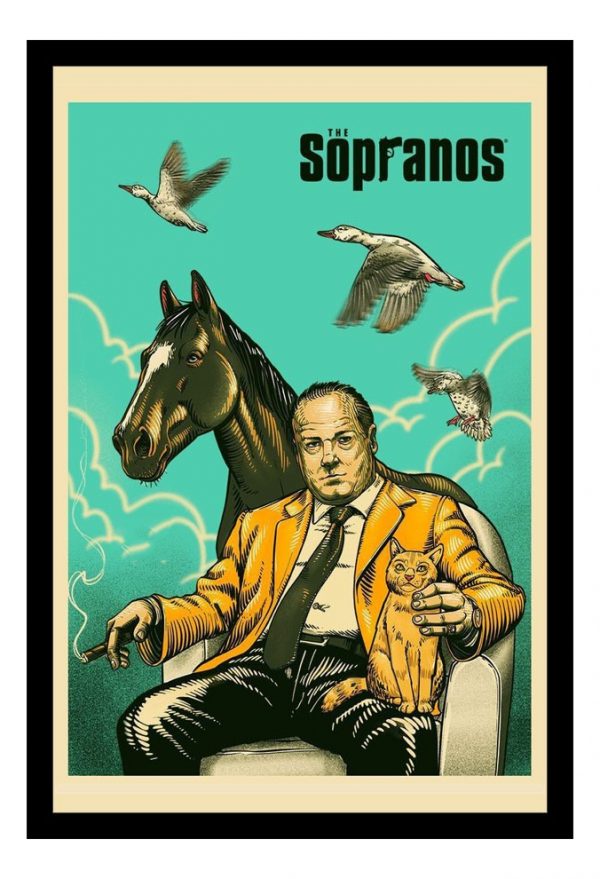 Cuadro Decorativo Series - The Sopranos 03 - A3 30x40 Cm