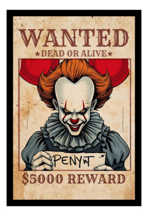 Cuadro Decorativo Cine - It - Pennywise 03 - A3 30x40