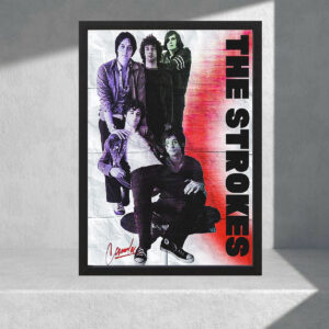 Cuadro Decorativo The Strokes 05 - Tamaño A3 30x40 Cm
